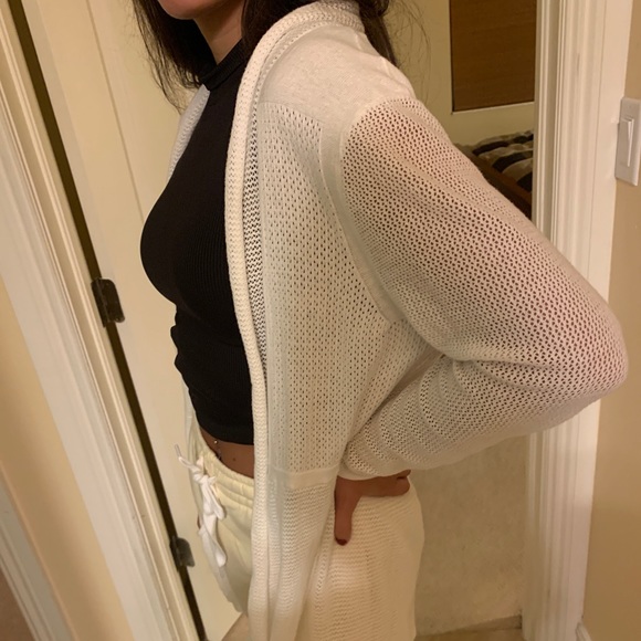 Sweaters - White cardigan